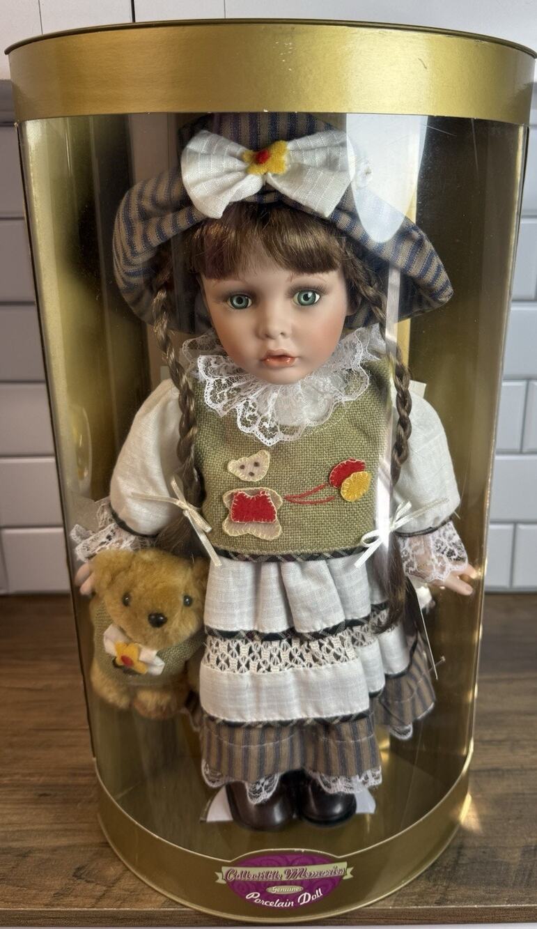 Vintage Collectible Memories Genuine Porcelain Doll Wendy - Kmart Exclusive